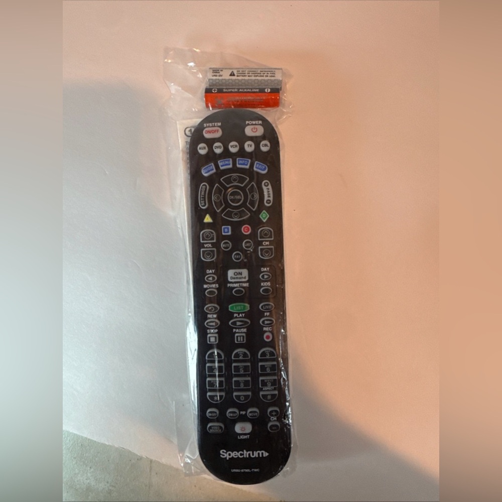 Spectrum TV Cable Remote Control CLIKR-5  UR5U-8780L-TWC New remote